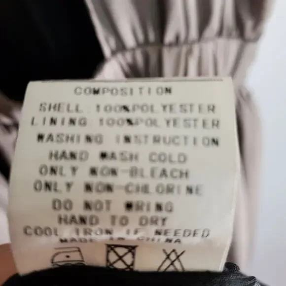 Blaque Label maxi low back 2 front slits sz L - Picture 6 of 8